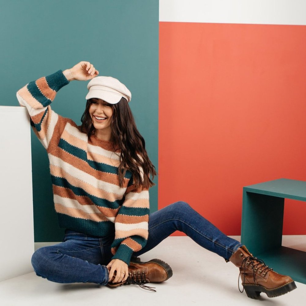 Super Soft Striped Sweater NWT